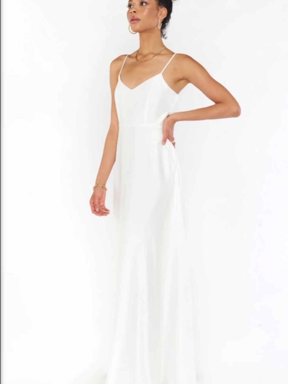 Simple Classic Satin Wedding Dress